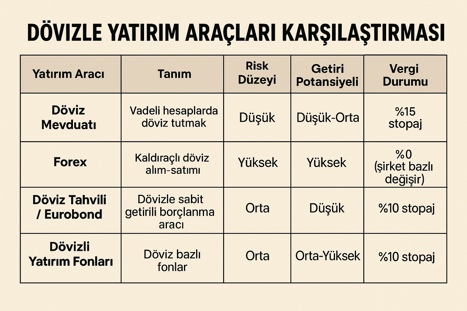 Döviz Yatırımı ile Para Kazanmanın 5 Akıllı Yolu: Hangi Yatırım Aracı Size Göre?